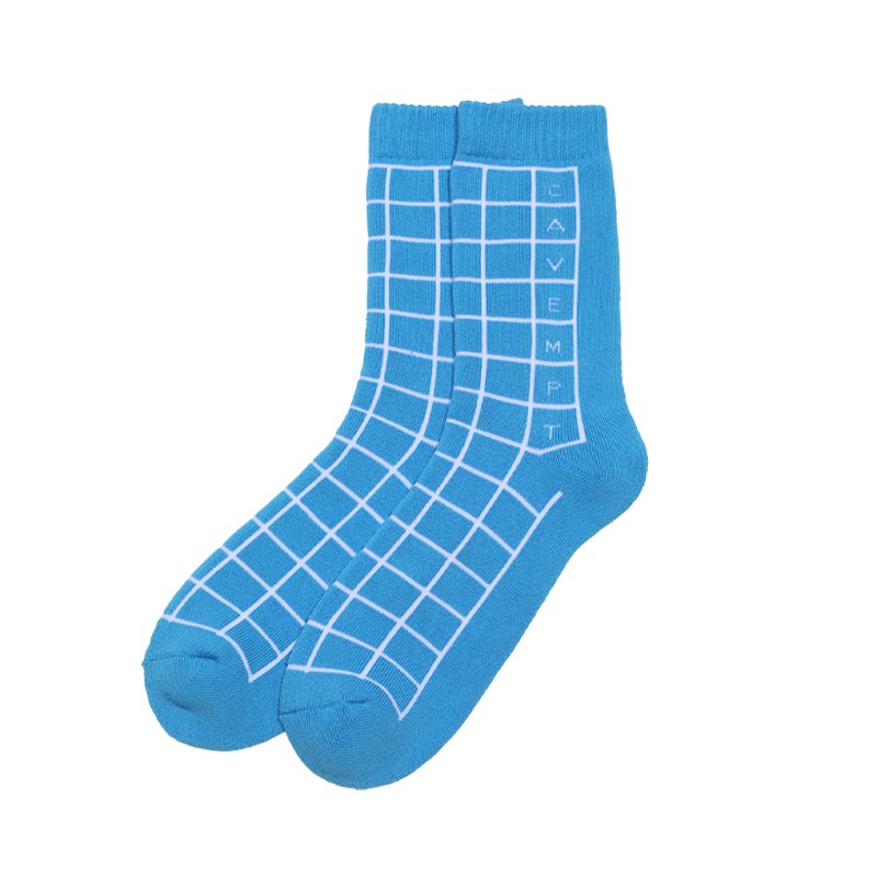 CAVEMPT GRID SOCKS - 【MODERATE  GENERALLY-モデレイトジェネラリー】【SUNVELOCITY-サンヴェロシティ-】正規代理店(BEDWIN.COOTIE.COREFIGHTER.DELUXE.SASQUATCH  fabrix.RATS)