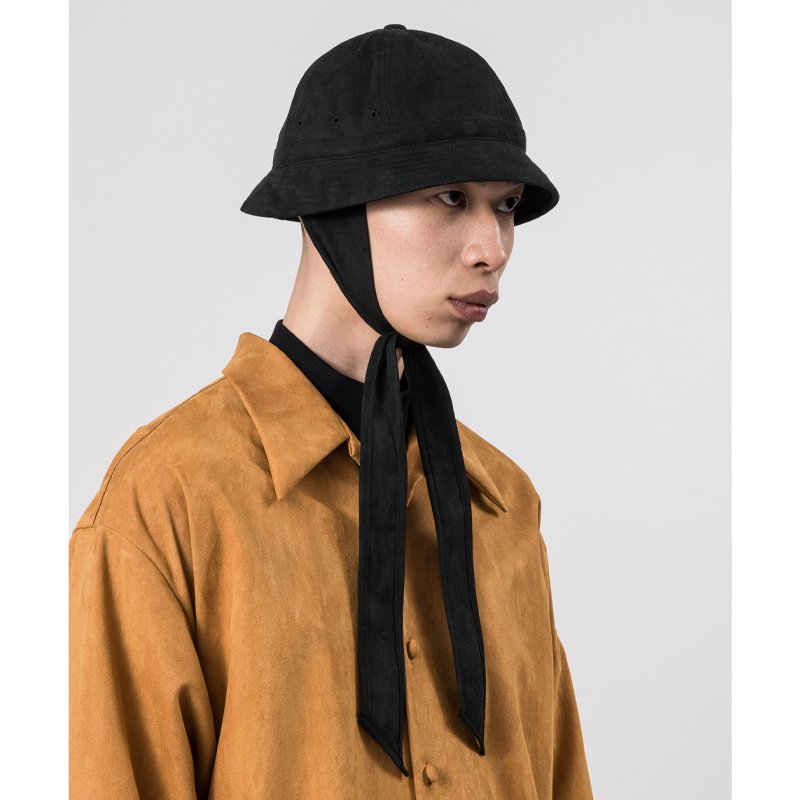 SYNTHETIC LEATHER EAR MUFF HAT - 【MODERATE GENERALLY-モデレイト