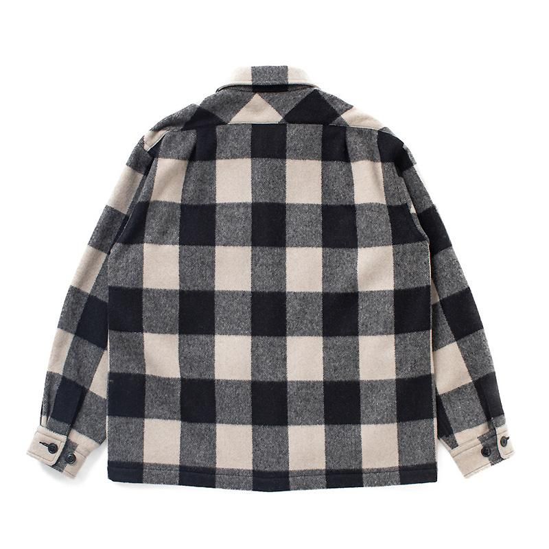 素材RATS BUFFALO CHECK SHIRT JACKET サイズL