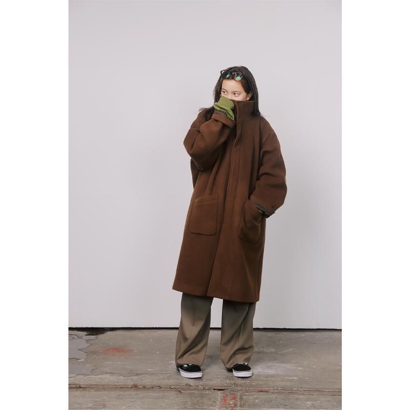 1LDK ユニバーサルプロダクツ WOOL STAND COLLAR COAT WOOL STAND COLLAR COAT - 【MODERATE GENERALLY-モデレイト