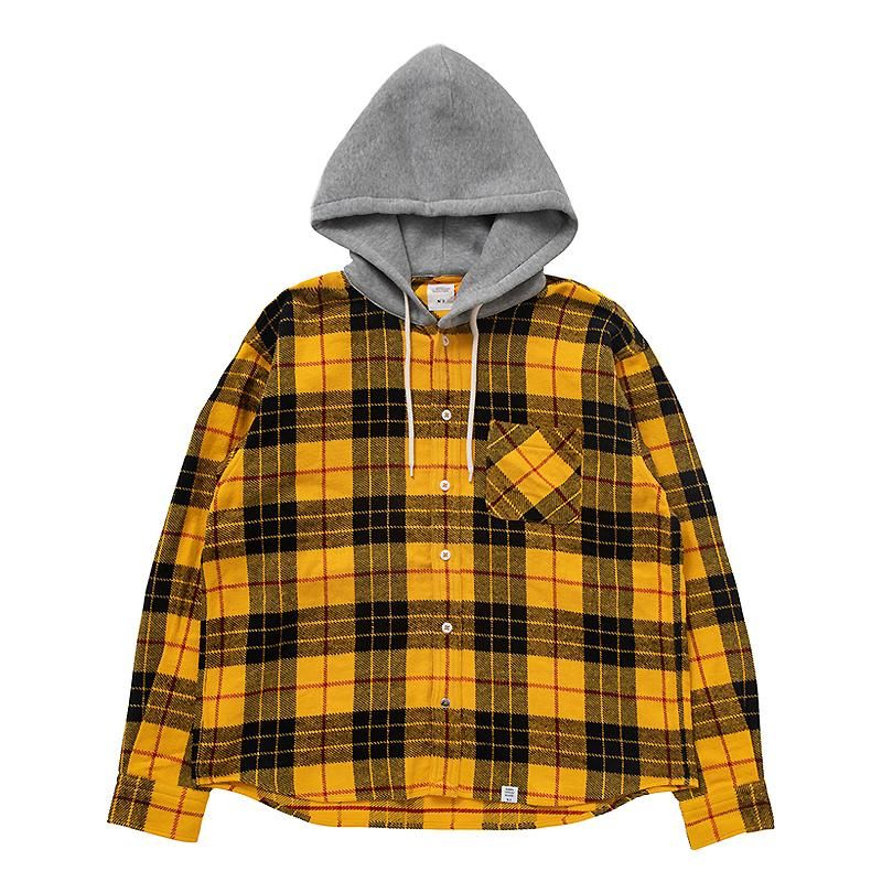 L/S FLANNEL HOODED SHIRT ´GUMMO´-