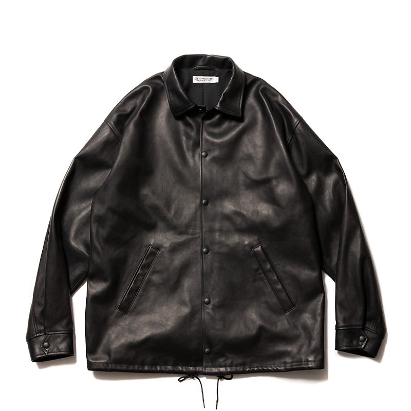 【time is on】LEATHER COACH JACKETmate