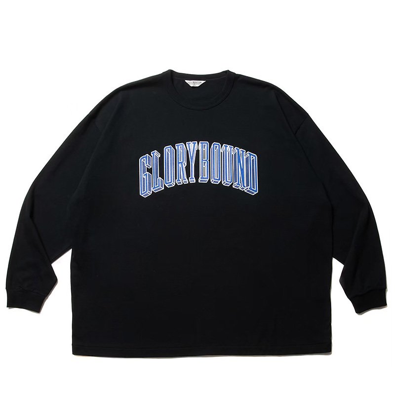 Print Oversized L/S Tee(COLLEGE) - 【MODERATE  GENERALLY-モデレイトジェネラリー】【SUNVELOCITY-サンヴェロシティ-】正規代理店(BEDWIN.COOTIE.COREFIGHTER.DELUXE.SASQUATCH  fabrix.RATS)