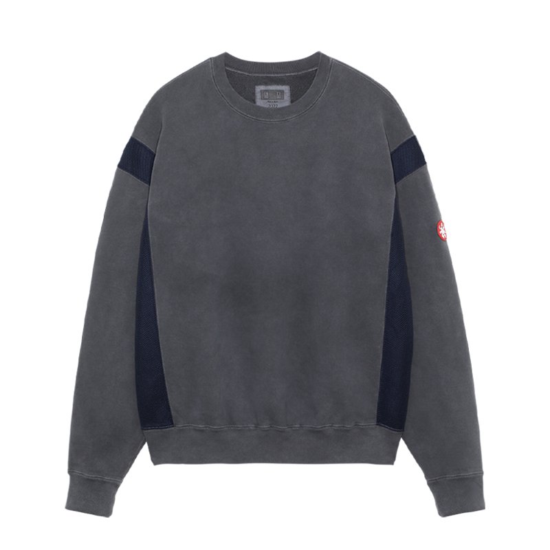 OVERDYE SIDE MESH CREW NECK - 【MODERATE GENERALLY-モデレイト