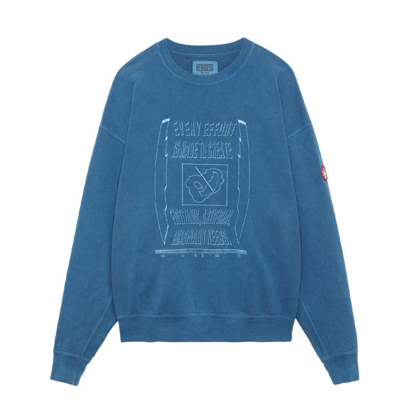 OVERDYE IMAGINARY NEEDS CREW NECK - 【MODERATE GENERALLY