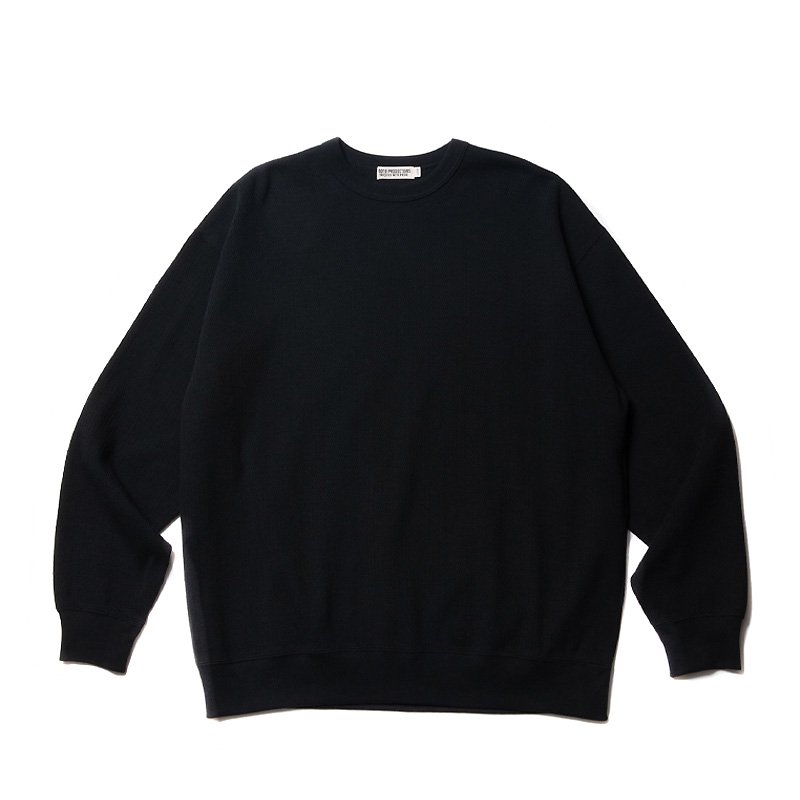 Honeycomb Thermal Crewneck L/S Tee - 【MODERATE GENERALLY