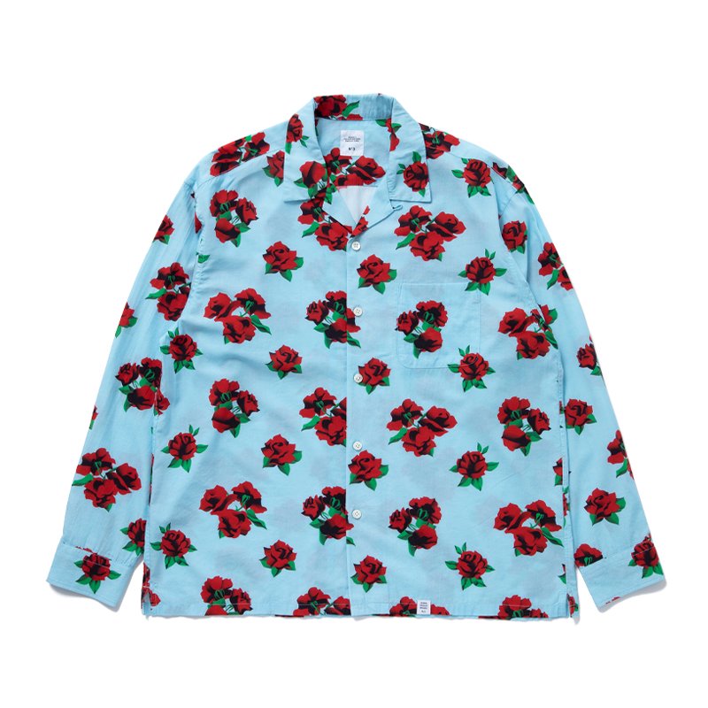 L/S OPEN COLLAR ALOHA SHIRT “ROGERS” - 【MODERATE GENERALLY