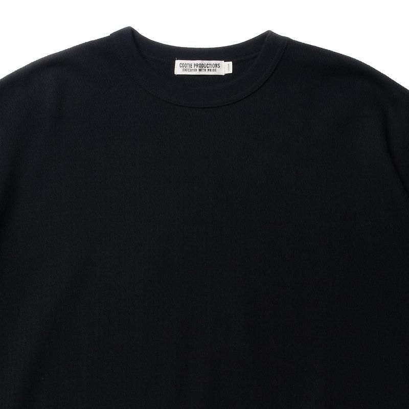 COOTIE / Honeycomb Thermal Crewneck S/S Tee -Gray-