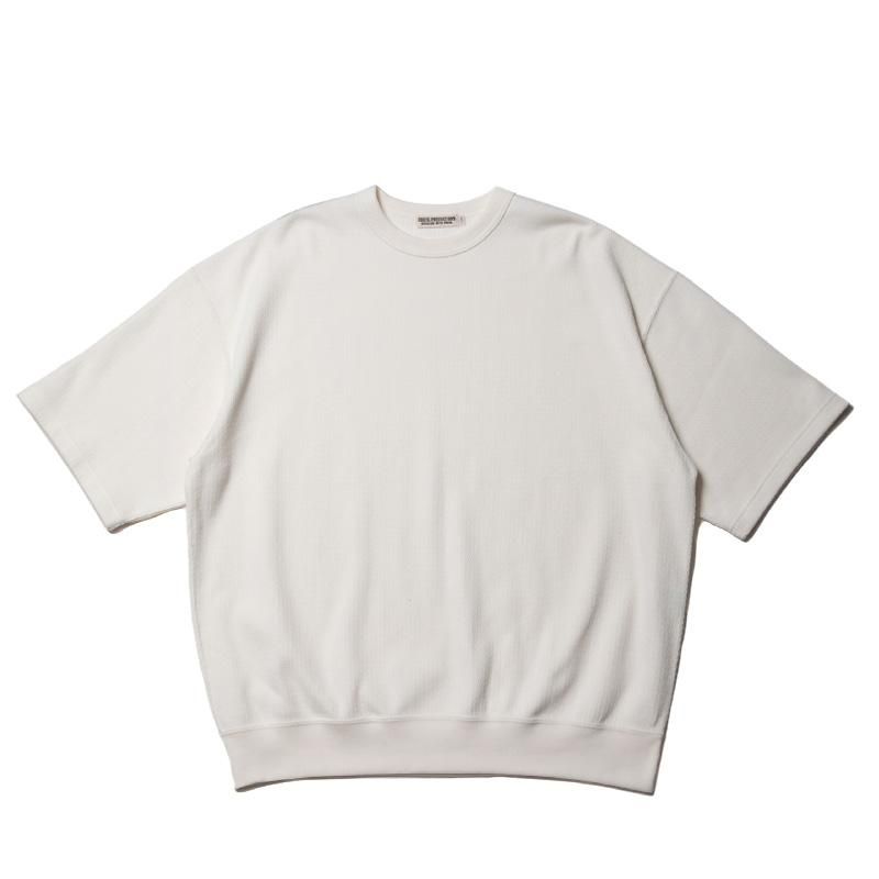 Honeycomb Thermal Crewneck S/S Tee - 【MODERATE GENERALLY