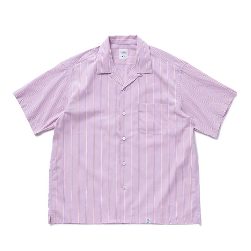 トップス OVY Stripe Open Collar Shirt Stripe Open Collar Short Sleeve Shirt | OVY