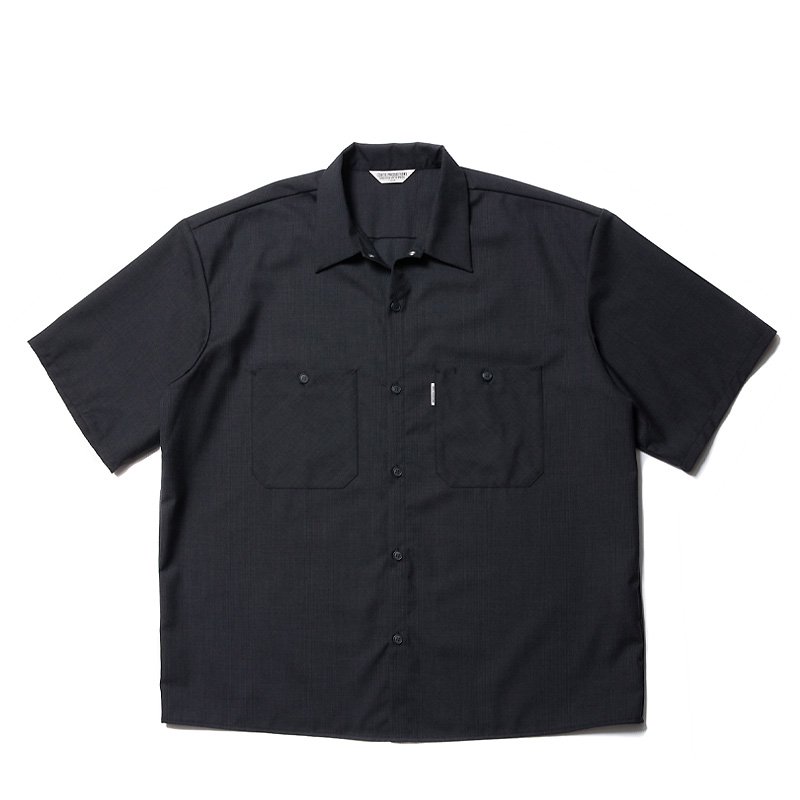 Glen Check T/W Work S/S Shirt - 【MODERATE GENERALLY-モデレイト