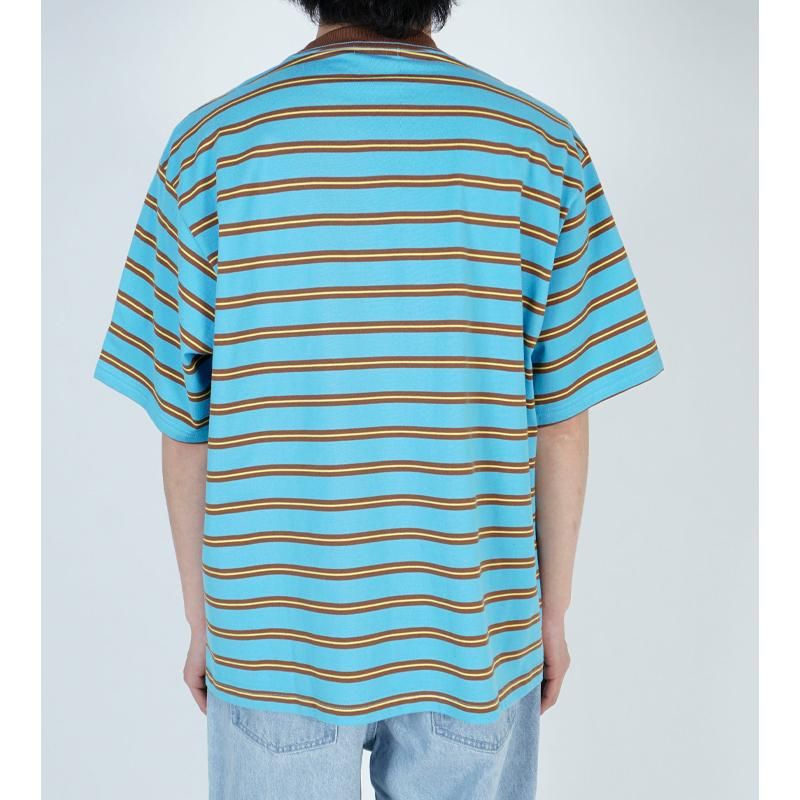 GIMME FIVE MULTI BORDER S/S T-SHIRT - 【MODERATE GENERALLY