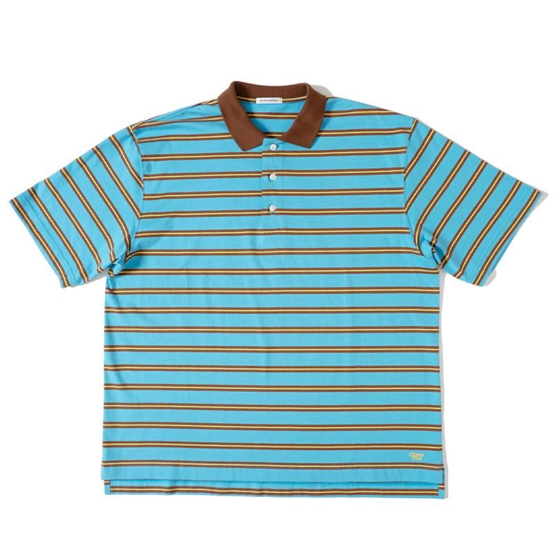 GIMME FIVE MULTI BORDER S/S POLO SHIRT - 【MODERATE GENERALLY