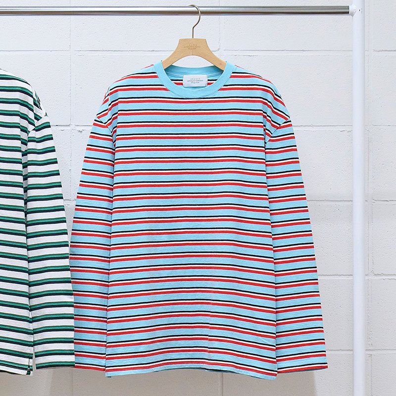 Border long sleeve t-shirt - 【MODERATE GENERALLY-モデレイトジェネ