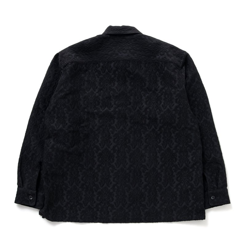 L/S OPEN COLLAR JACQUARD SHIRT “CAMERON