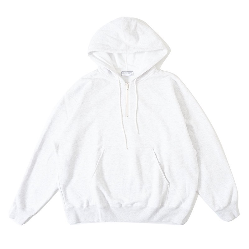 YAAH HALF ZIP SWEAT HOODIE - 【MODERATE GENERALLY-モデレイトジェネ