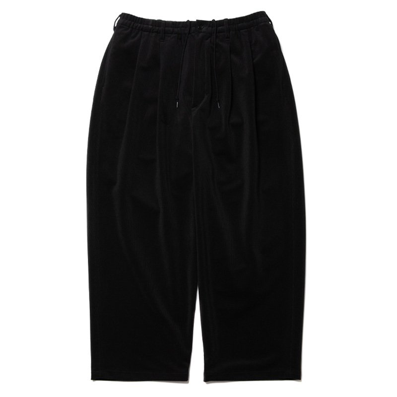 Polyester Corduroy 2 Tuck Easy Pants - 【MODERATE GENERALLY