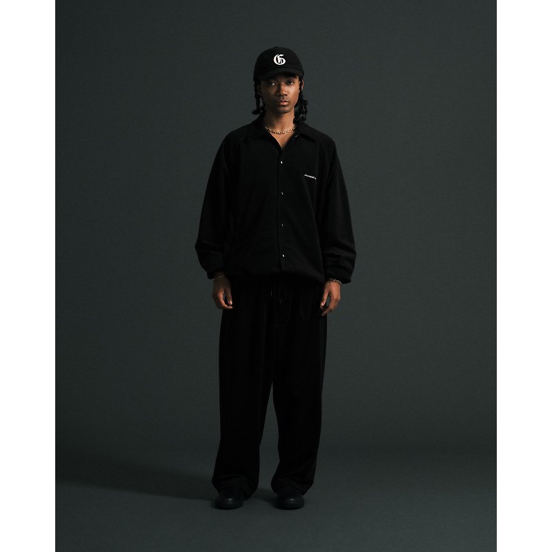 Polyester Corduroy 2 Tuck Easy Pants - 【MODERATE GENERALLY