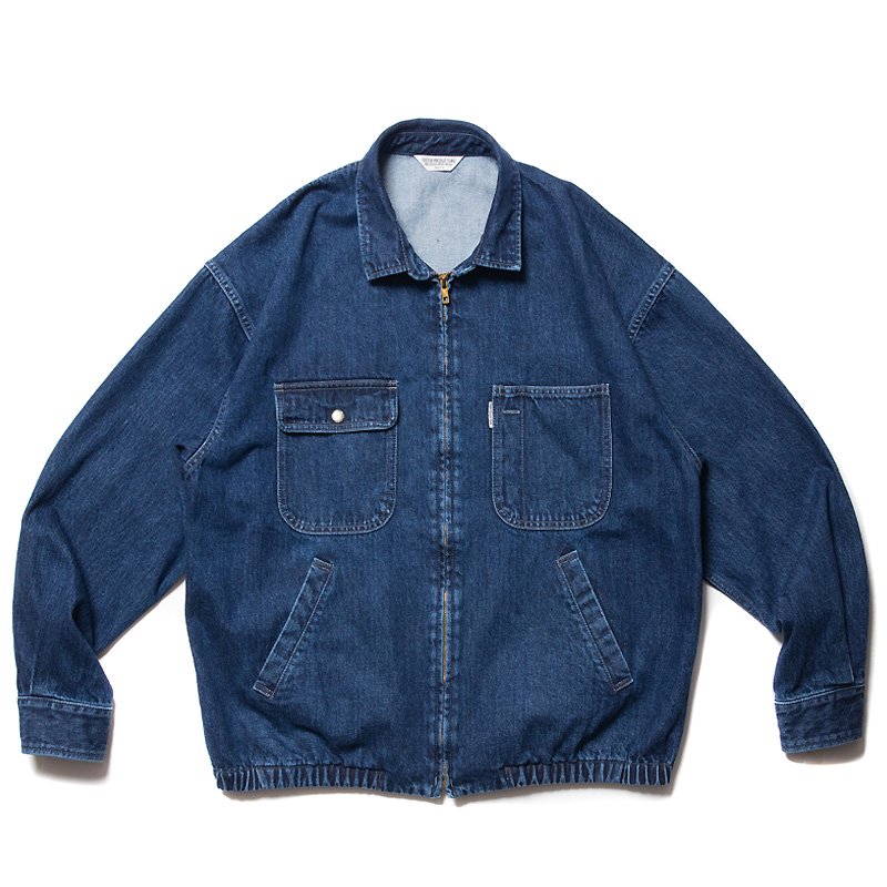 Denim Zip Up Work Jacket - 【MODERATE GENERALLY-モデレイトジェネ