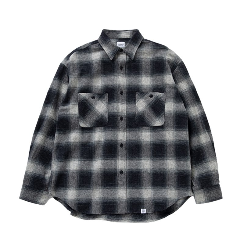 BEDWIN L/S OMBRE CHECK BIG SHIRT 