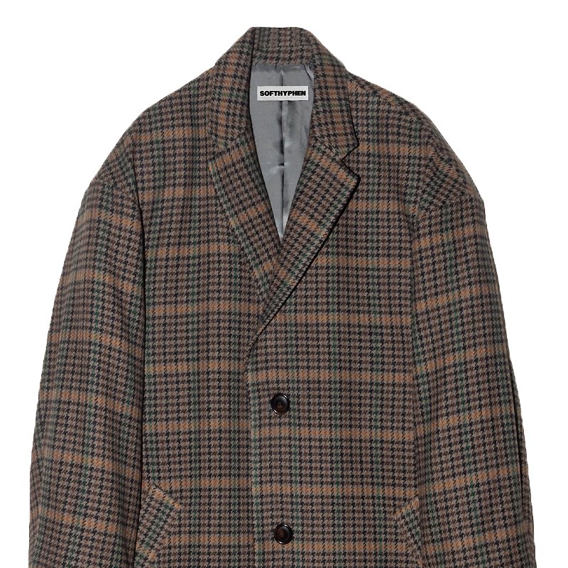 GUNCLUB CHECK CHESTER FIELD COAT - 【MODERATE GENERALLY-モデレイト