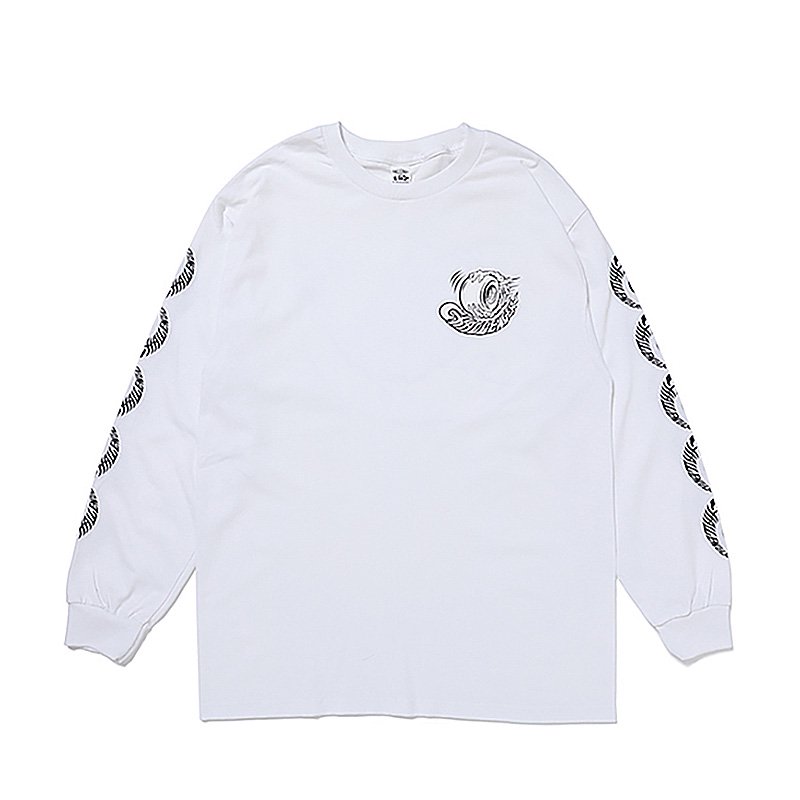 L/S CHALLENGER WHEELS TEE - 【MODERATE GENERALLY-モデレイトジェネ