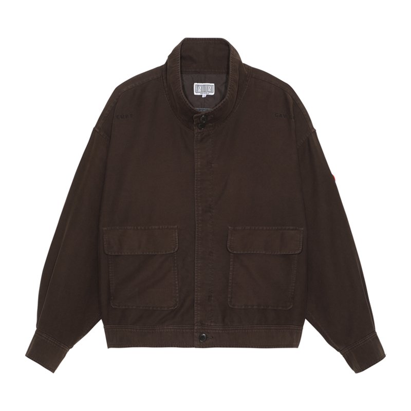BRUSHED COTTON BUTTON JACKET - 【MODERATE GENERALLY-モデレイト