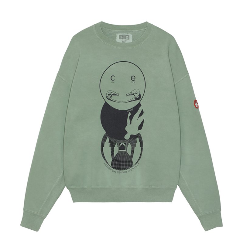 OVERDYE MD In The Present CREW NECK - 【MODERATE GENERALLY ...