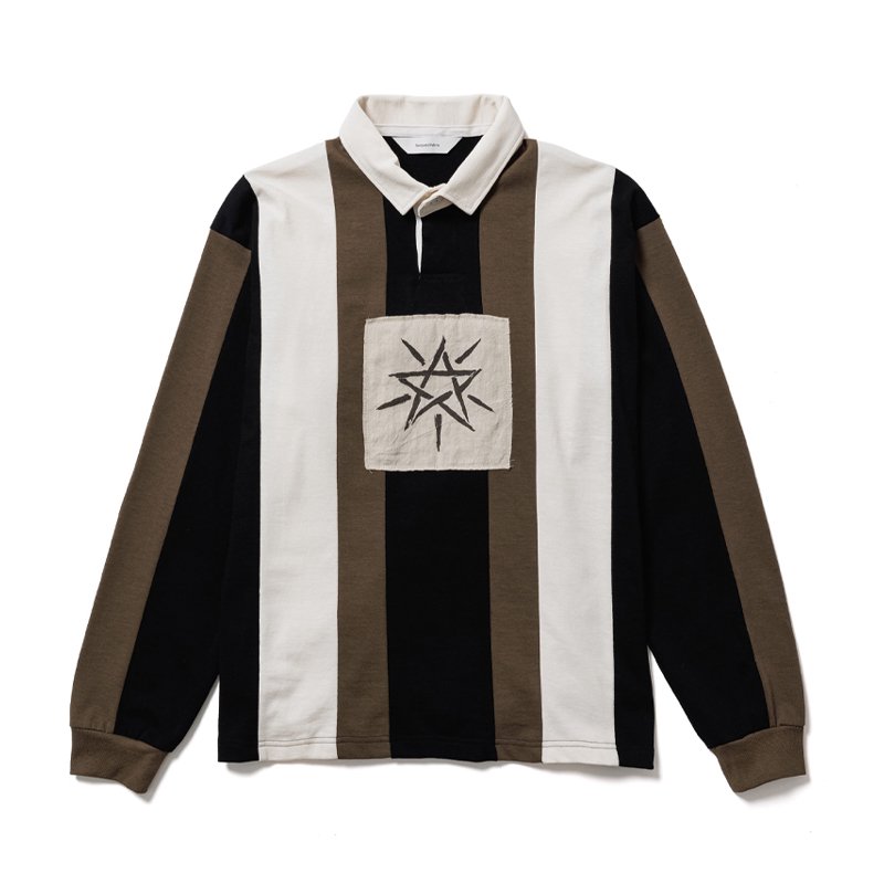 Sasquatchfabrix./サスクワッチファブリックス/STRIPE RUGGER SHIRT