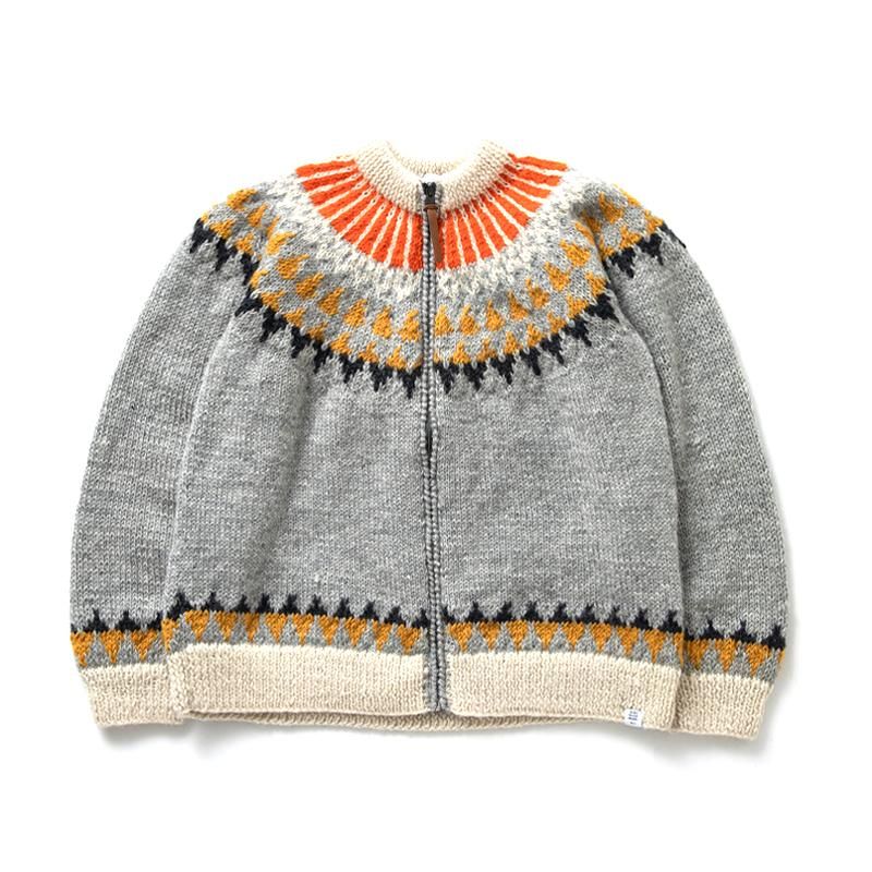 L/S ZIP UP NORDIC CARDIGAN “JACO” - 【MODERATE GENERALLY