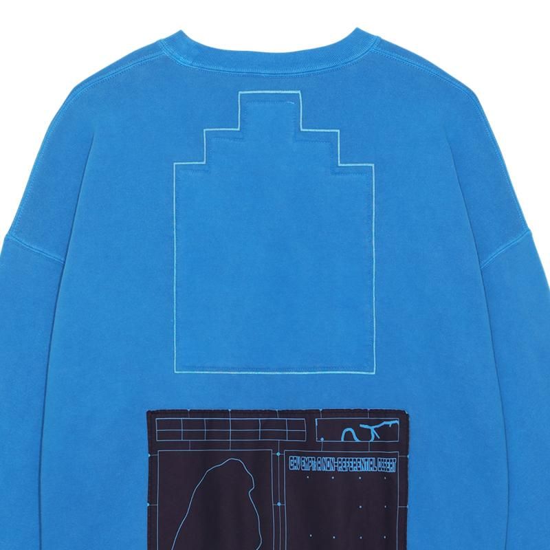 C.E】OVERDYE ARRANGEMENT CREW NECK