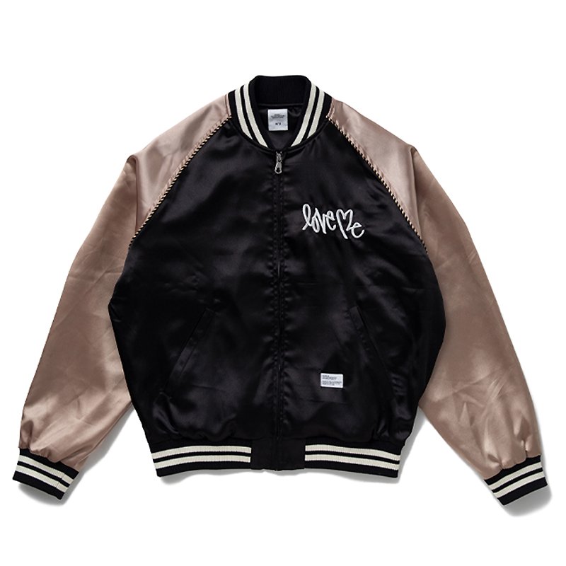 L/S SATIN JACKET “MCKNIGHT” - 【MODERATE GENERALLY-モデレイト