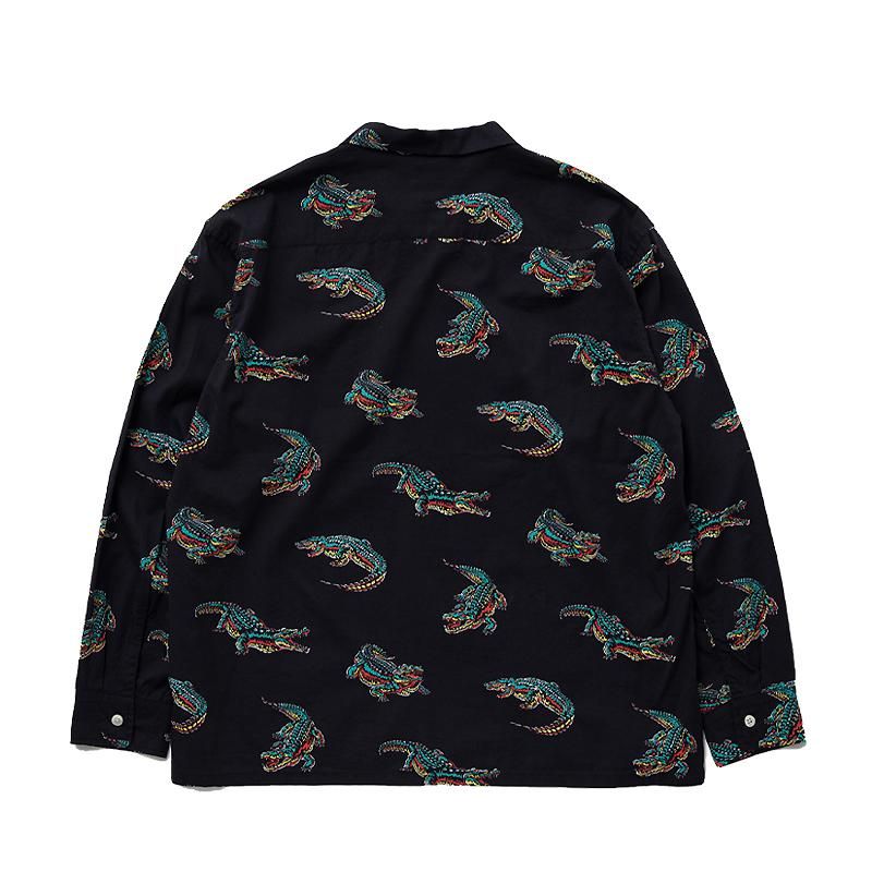 L/S OPEN COLLAR ALOHA SHIRT “ROGERS” - 【MODERATE GENERALLY