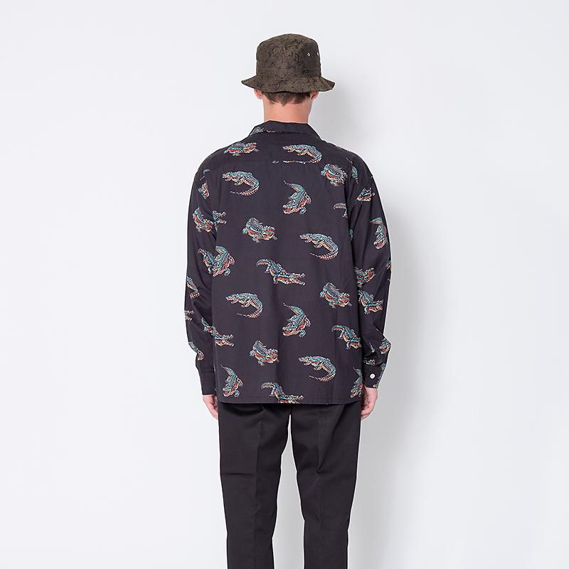 L/S OPEN COLLAR ALOHA SHIRT “ROGERS” - 【MODERATE GENERALLY