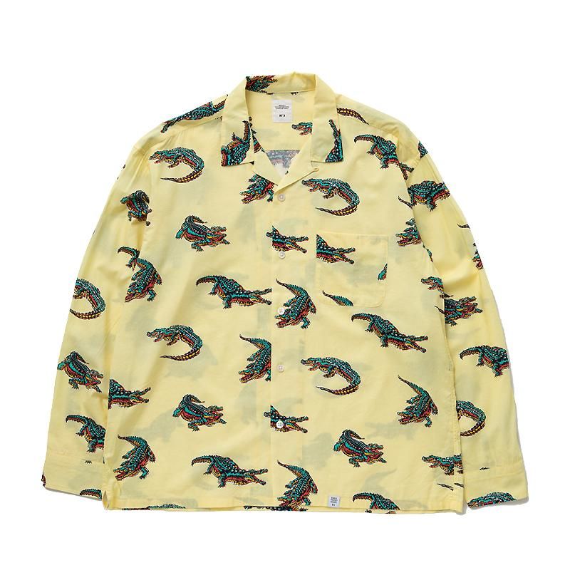 L/S OPEN COLLAR ALOHA SHIRT “ROGERS” - 【MODERATE GENERALLY