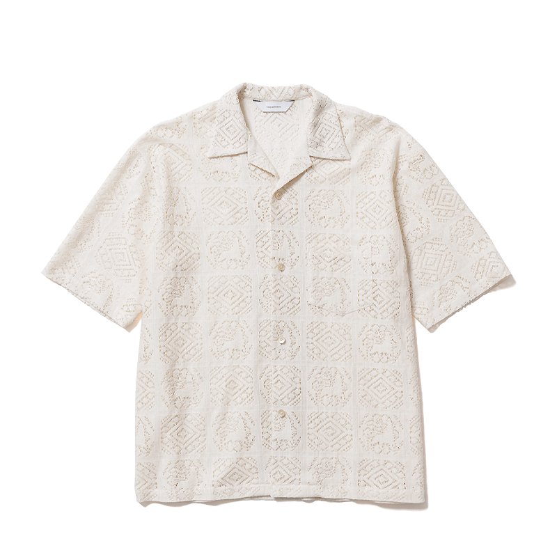 JAH LION LACE H/S OC SHIRT - 【MODERATE  GENERALLY-モデレイトジェネラリー】【SUNVELOCITY-サンヴェロシティ-】正規代理店(BEDWIN.COOTIE.COREFIGHTER.DELUXE.SASQUATCH  fabrix.RATS)