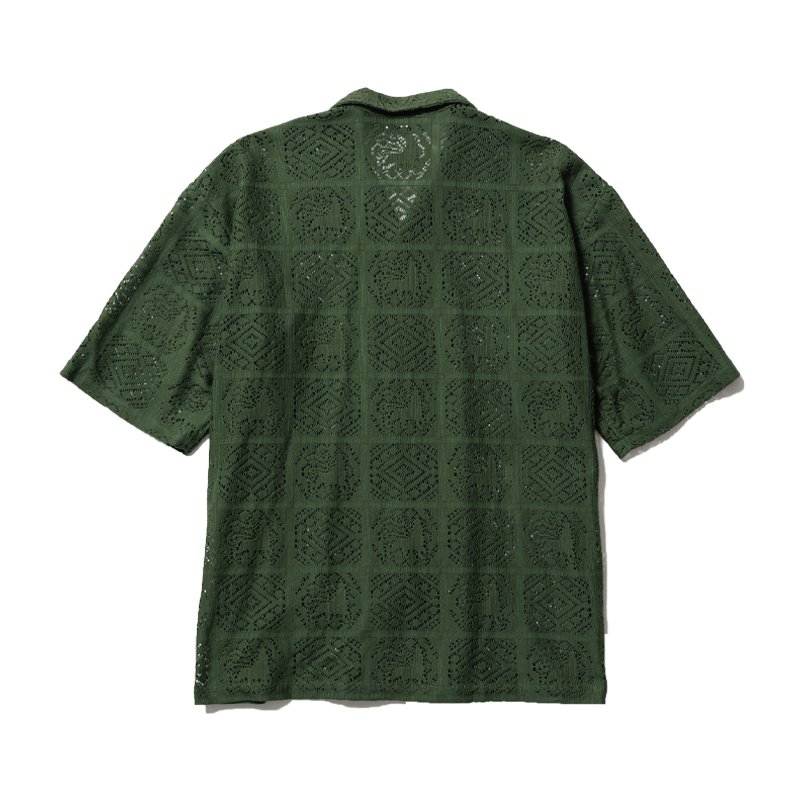 JAH LION LACE H/S OC SHIRT - 【MODERATE  GENERALLY-モデレイトジェネラリー】【SUNVELOCITY-サンヴェロシティ-】正規代理店(BEDWIN.COOTIE.COREFIGHTER.DELUXE.SASQUATCH  fabrix.RATS)