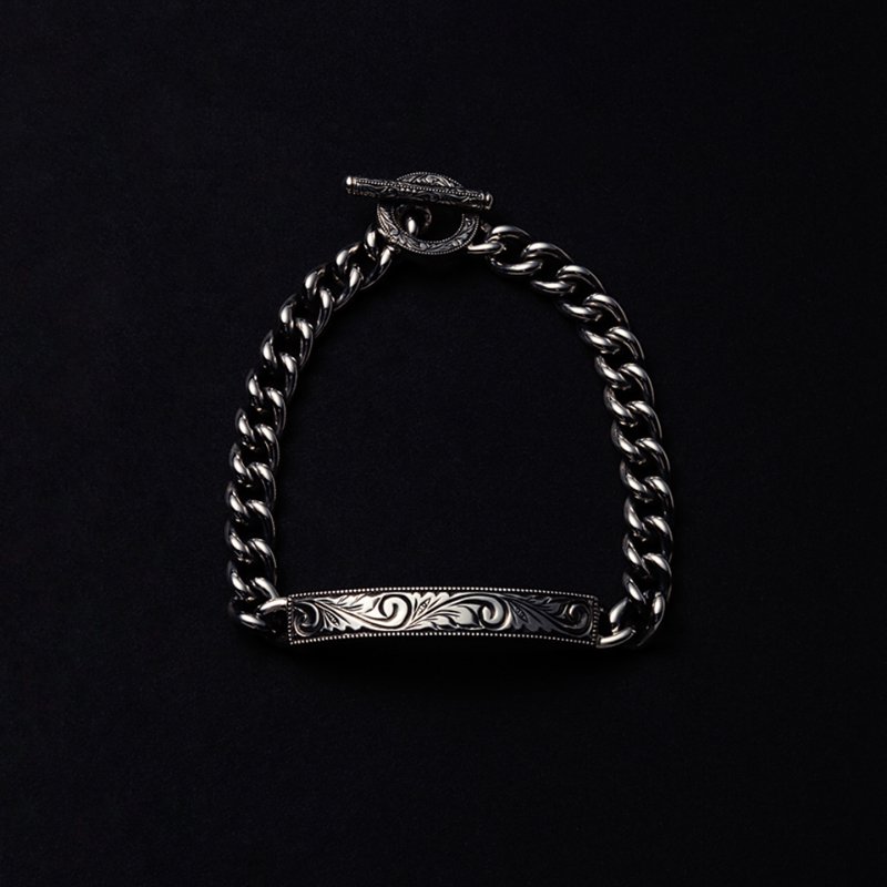 Engraved ID Bracelet - 【MODERATE GENERALLY-モデレイトジェネラリー