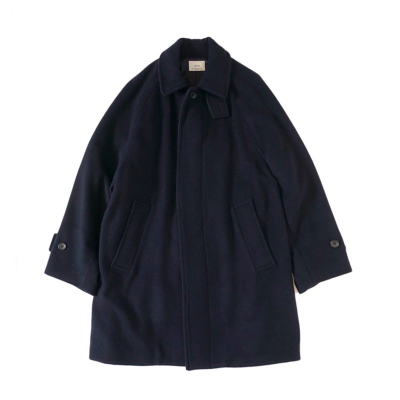WOOL STAIN COLLAR HALF COAT - 【MODERATE  GENERALLY-モデレイトジェネラリー】【SUNVELOCITY-サンヴェロシティ-】正規代理店(BEDWIN.COOTIE.COREFIGHTER.DELUXE.SASQUATCH  fabrix.RATS)