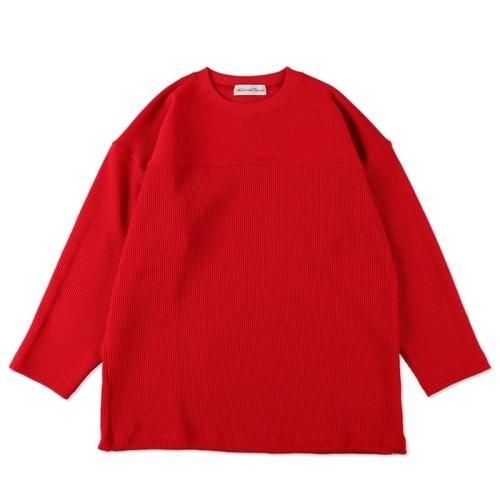 COSMOS TEXAS　football tee レッド　L COSMOS TEXAS football tee レッド L トップス