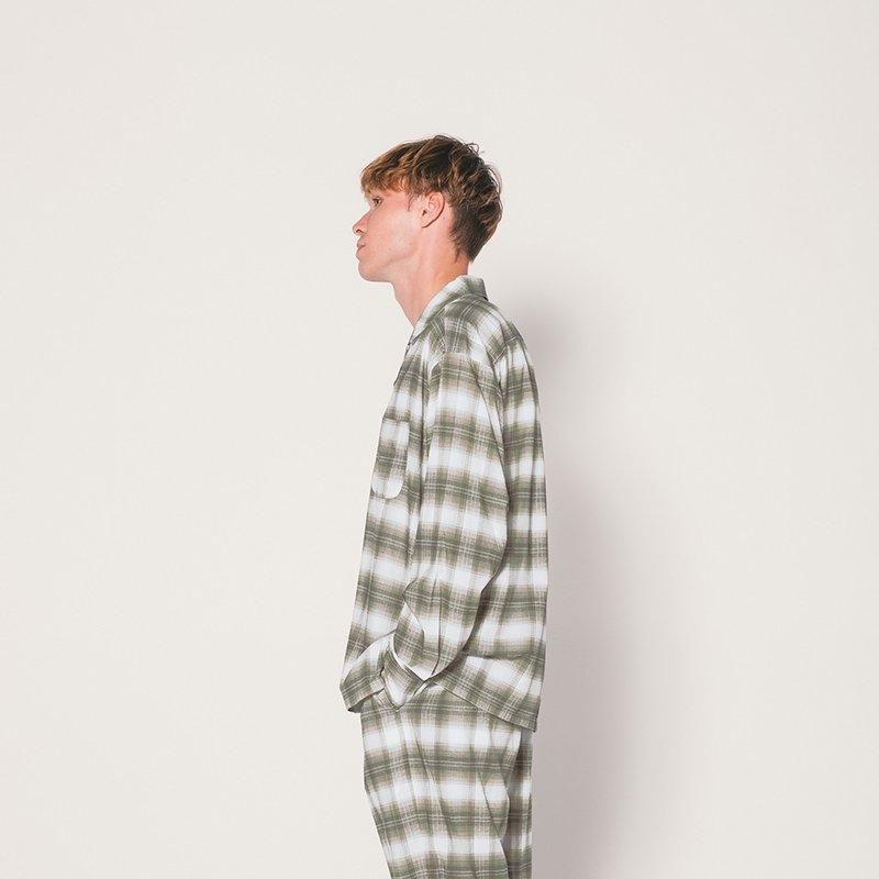 L/S ORG OMBRE CHECK SHIRT 