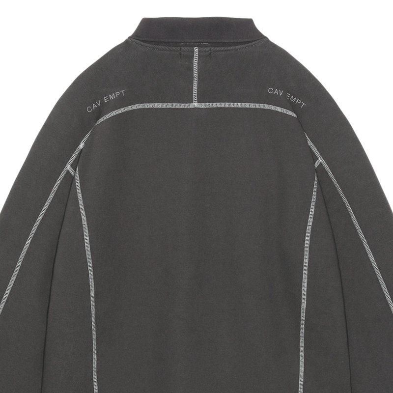 DBL KNIT LONG SLEEVE POLO - 【MODERATE GENERALLY-モデレイト