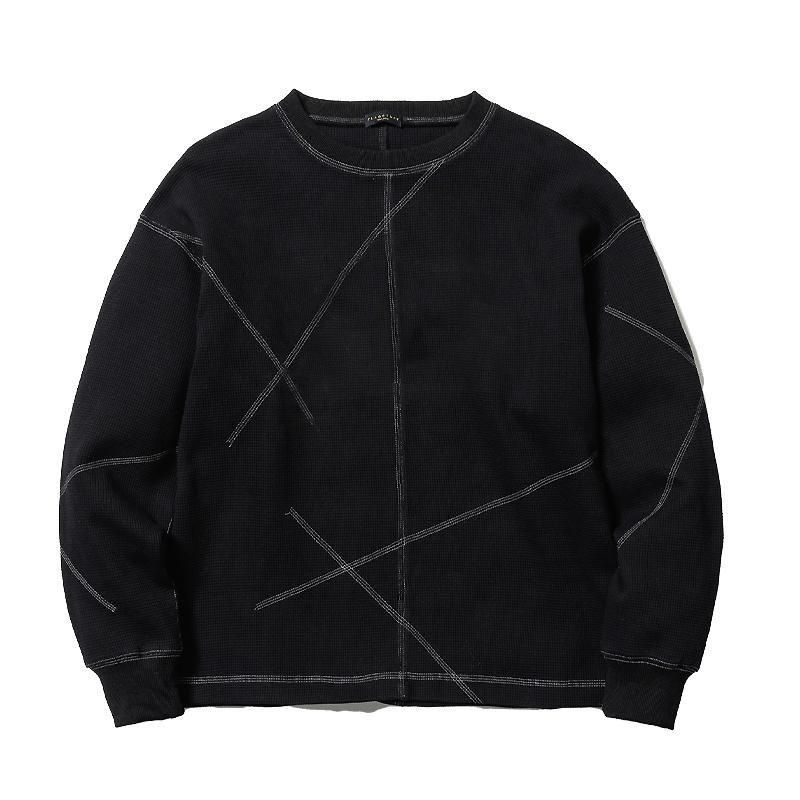 WAFFLE LS TEE - 【MODERATE GENERALLY-モデレイトジェネラリー