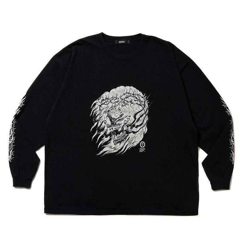 レヴェナント Fade Wash L/S Tee (Skull Jesus) - 【MODERATE GENERALLY