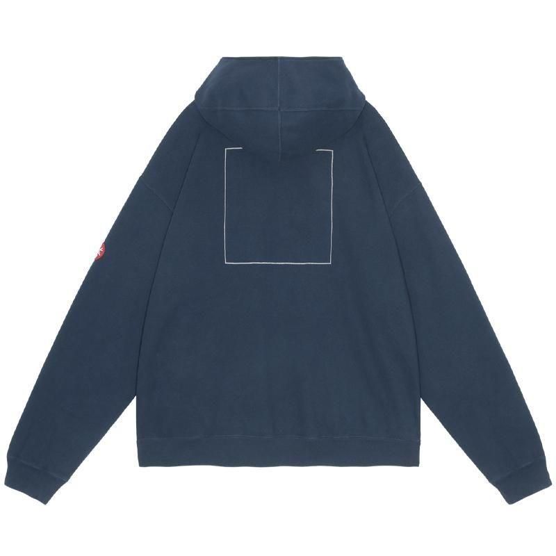 NECK SNAP DBL KNIT HOODY - 【MODERATE GENERALLY-モデレイトジェネ