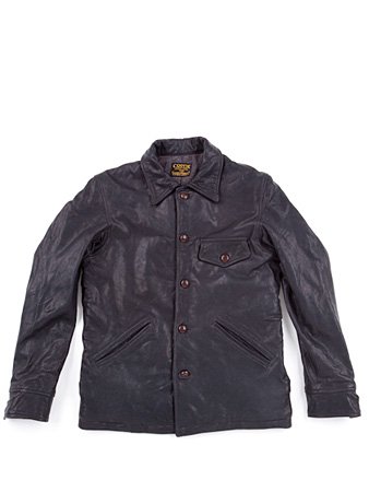 Leather Field Sport Jacket - 【MODERATE GENERALLY-モデレイトジェネ ...