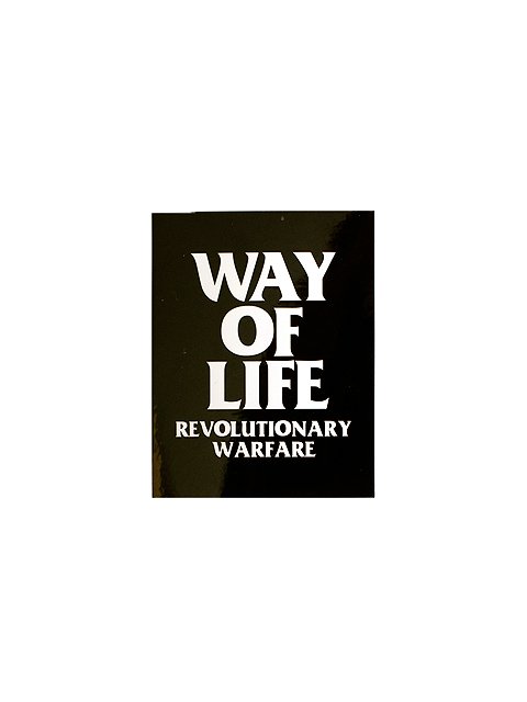 RATS STICKER WAY OF LIFE - 【MODERATE  GENERALLY-モデレイトジェネラリー】【SUNVELOCITY-サンヴェロシティ-】正規代理店(BEDWIN.COOTIE.COREFIGHTER.DELUXE.SASQUATCH  fabrix.RATS)