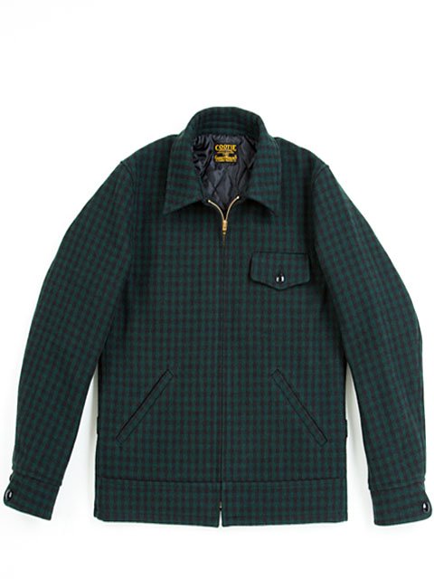 Wool Check Field Sport Jacket - 【MODERATE GENERALLY-モデレイト ...