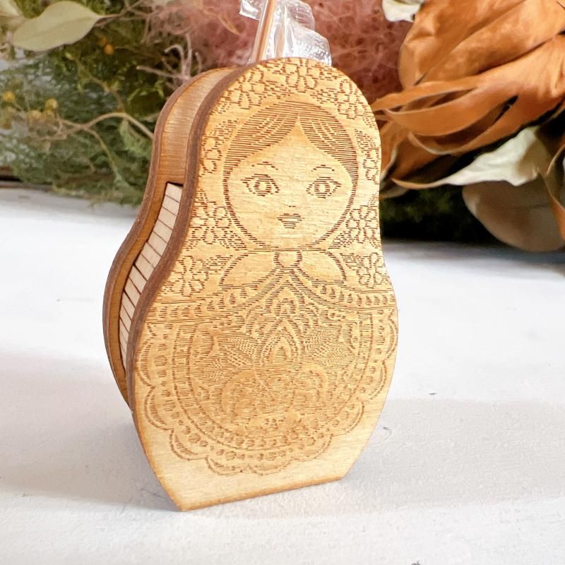 つまようじたて「マトリョーシカ」 6cm - ロシア雑貨やるまるか