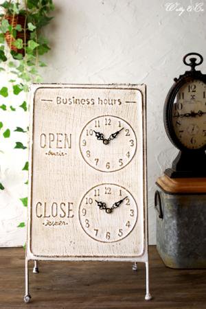 サインボード Business Hours WH ( OPEN / CLOSE スタンド看板